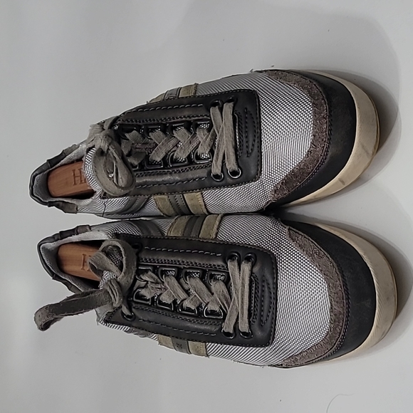 Hugo Boss Orange gray and yellow sneakers size 40(US 8)(Tu1) - Picture 2 of 7